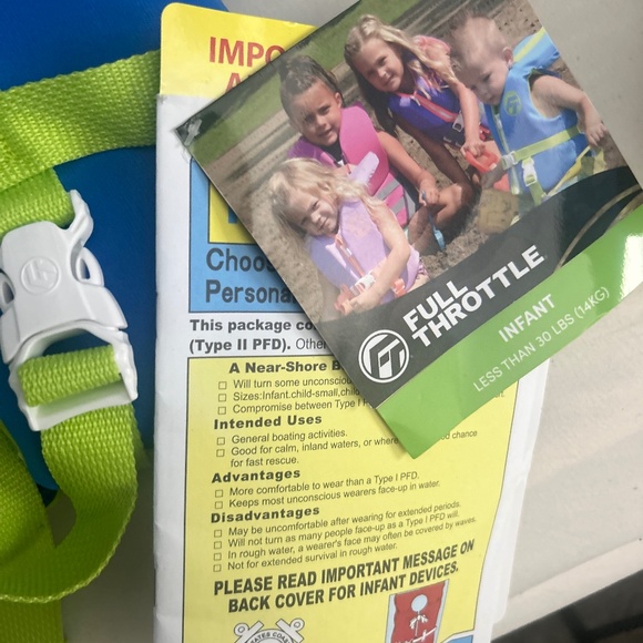 Full throttle infant life jacket - Picture 4 of 6